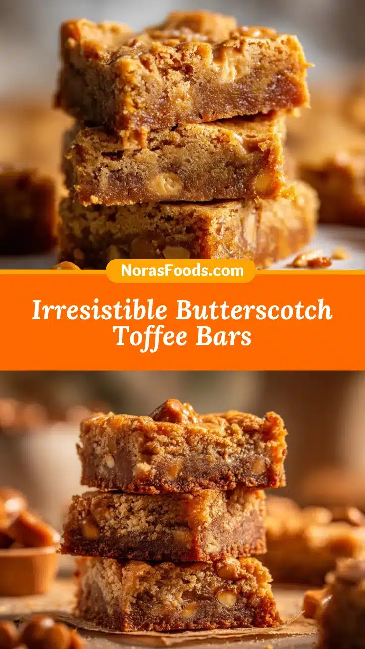 butterscotch toffee bars recipe