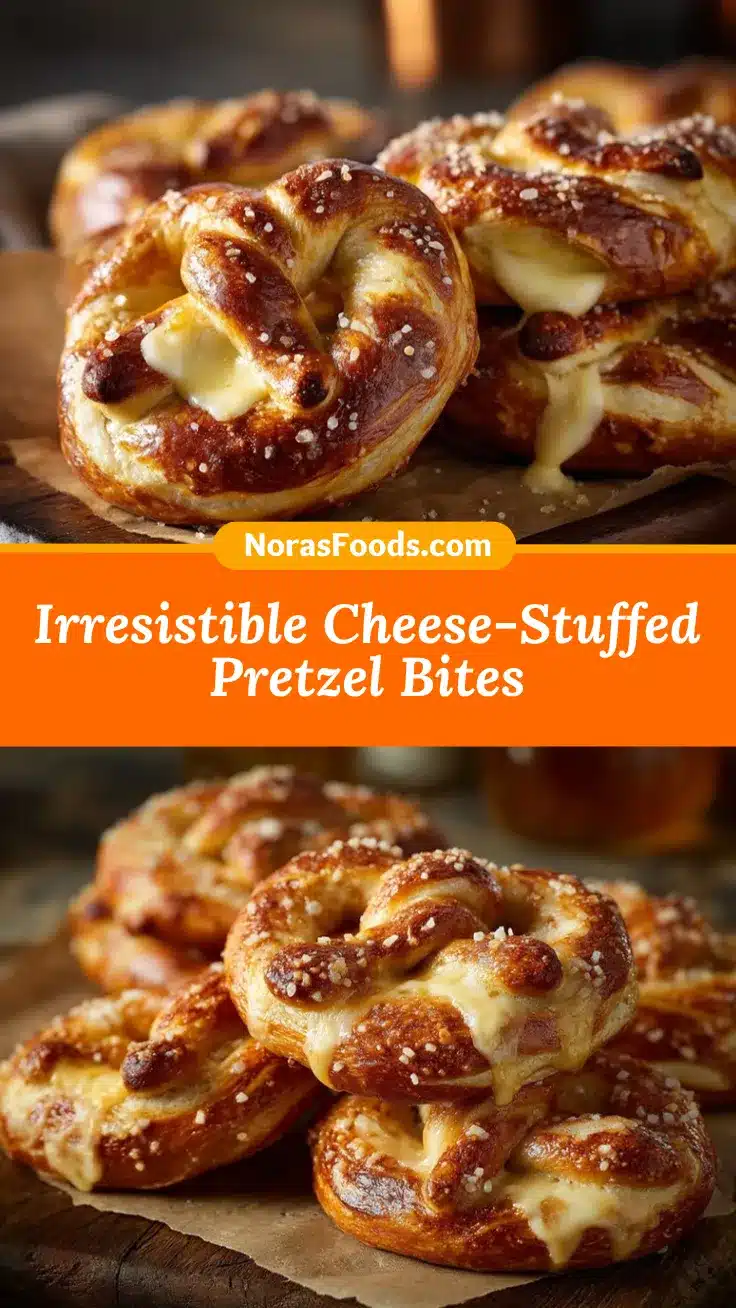 cheese-stuffed pretzels recipe