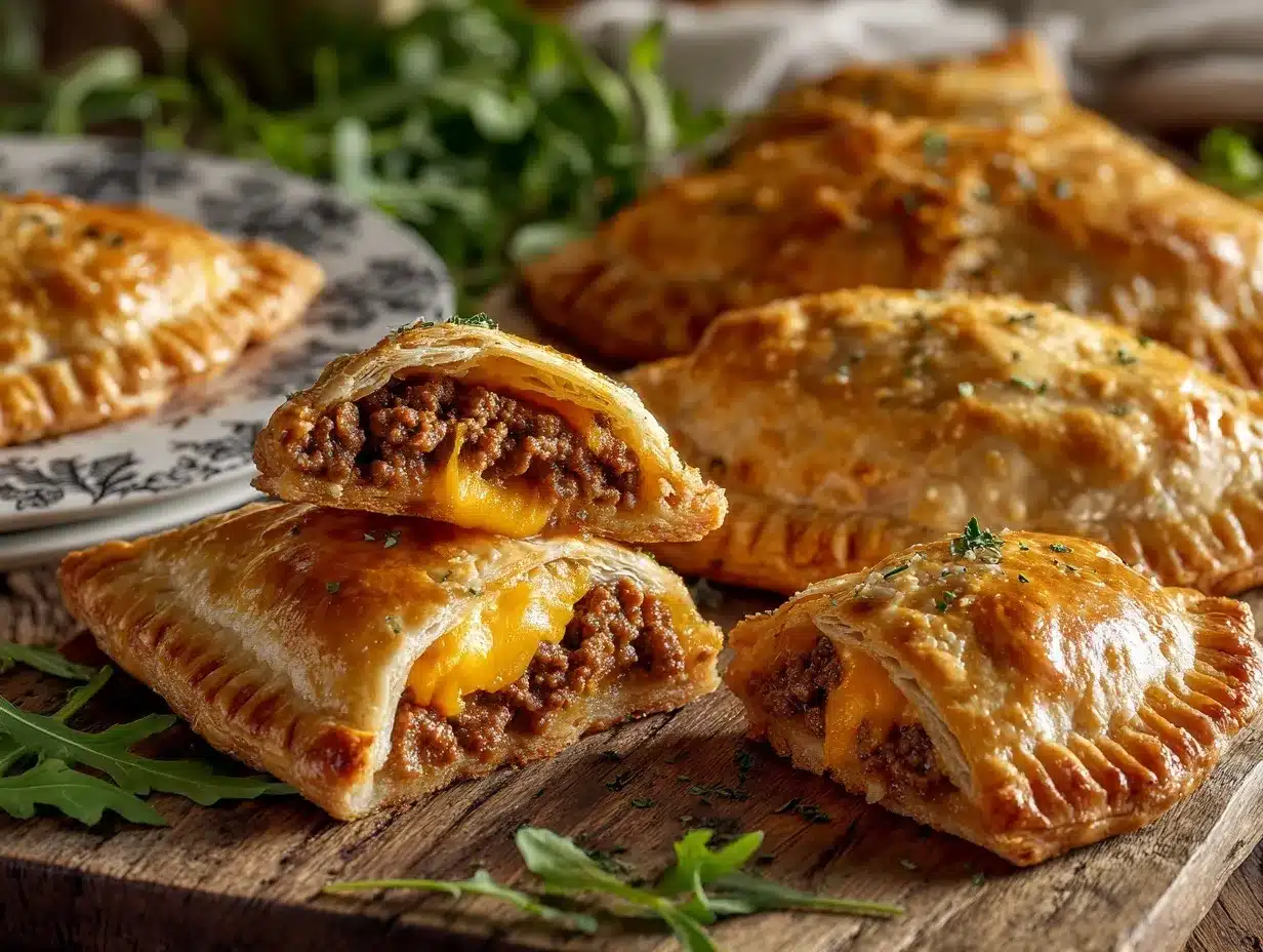 cheeseburger pockets preparation steps
