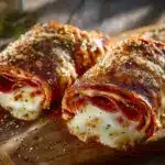 Cheesy Pepperoni Roll-Ups - featured image