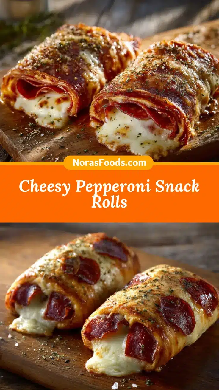 Cheesy Pepperoni Roll-Ups recipe