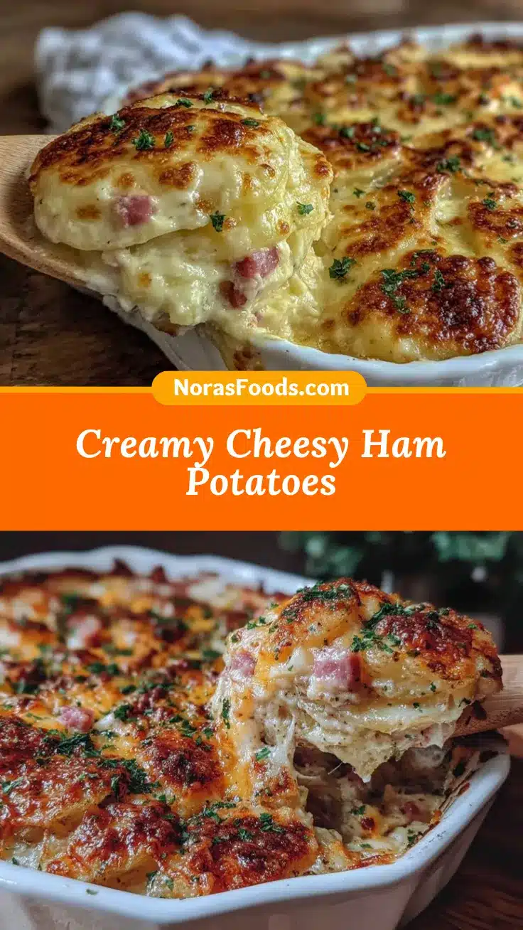 cheesy potatoes with ham casserole recipe