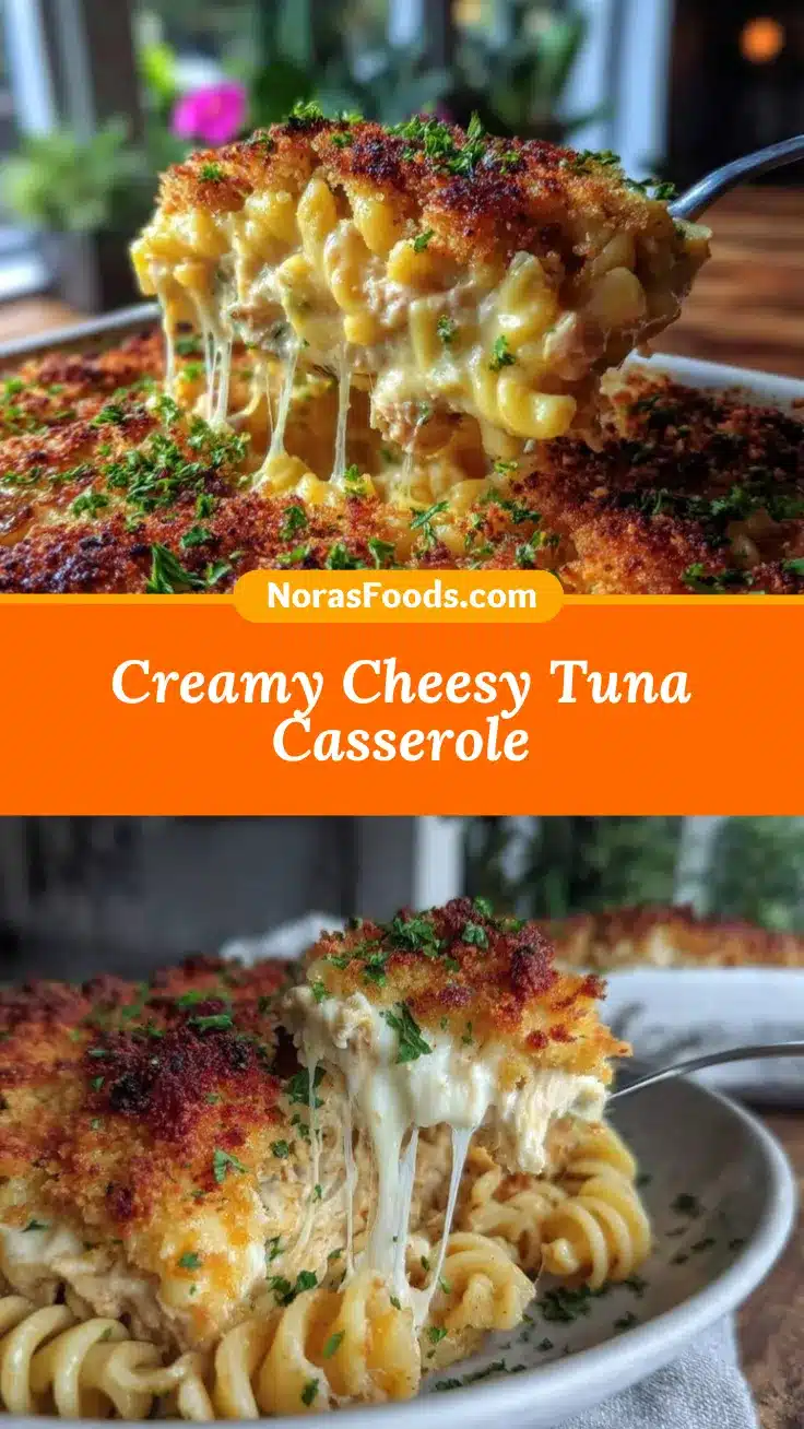 cheesy tuna casserole recipe