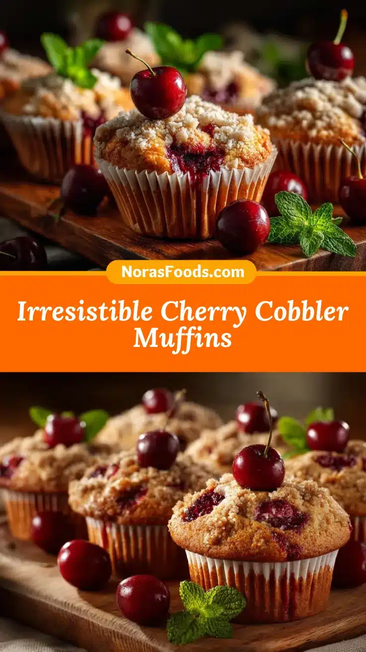 cherry cobbler muffins recipe