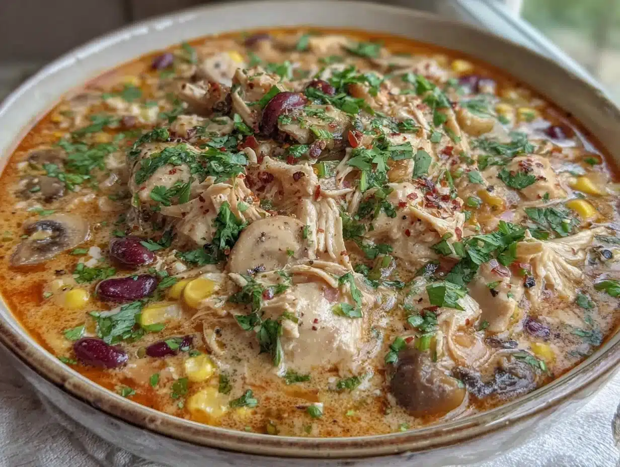 chicken taco soup - featured image