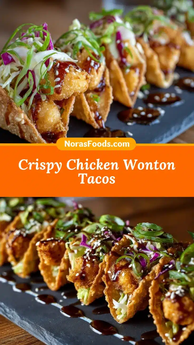 Chicken Wonton Tacos recipe