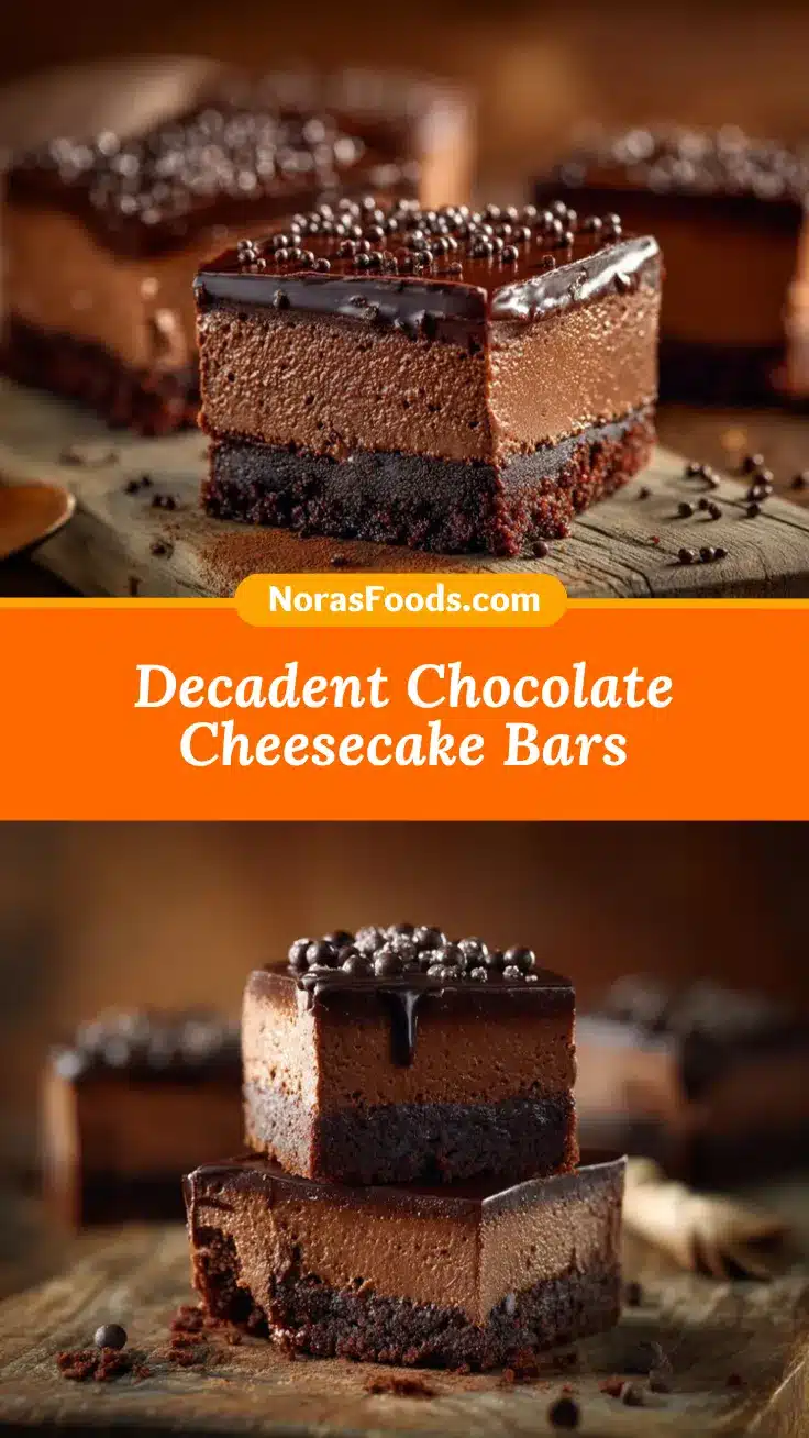 chocolate cheesecake bars recipe