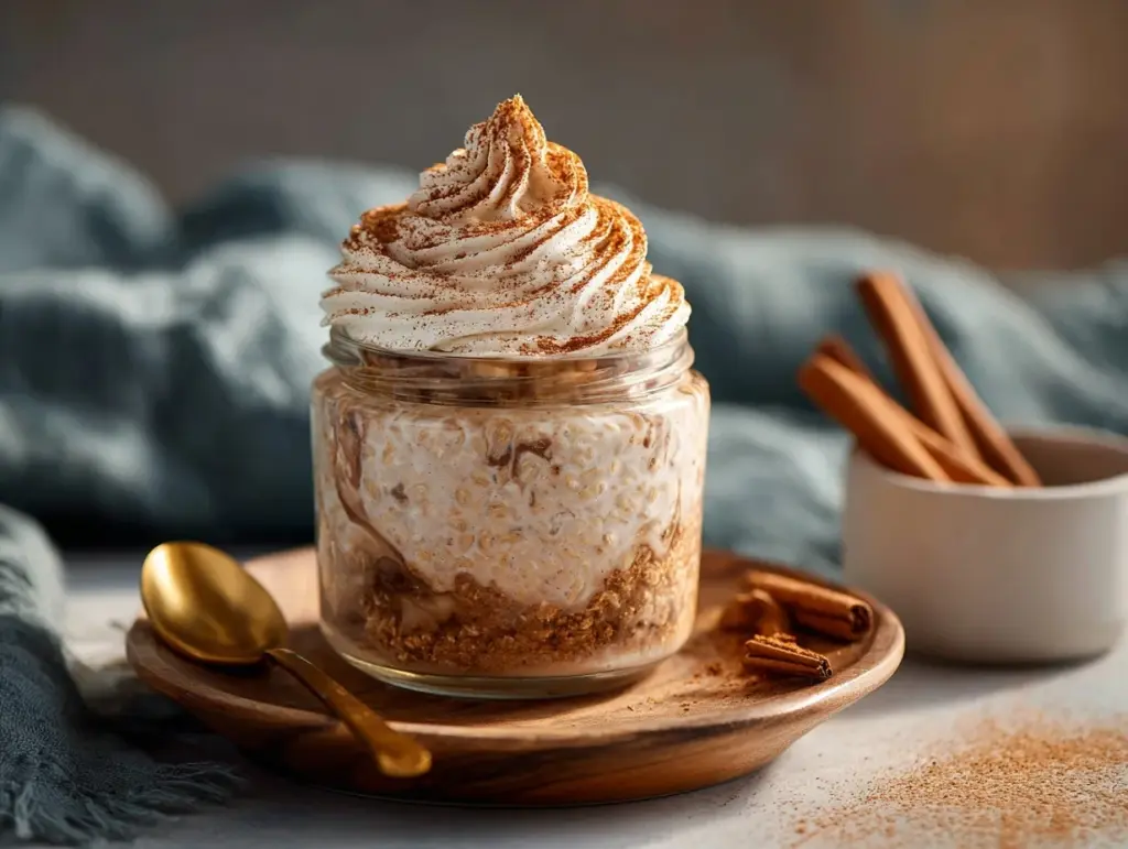 Cinnamon Roll Overnight Oats - featured image