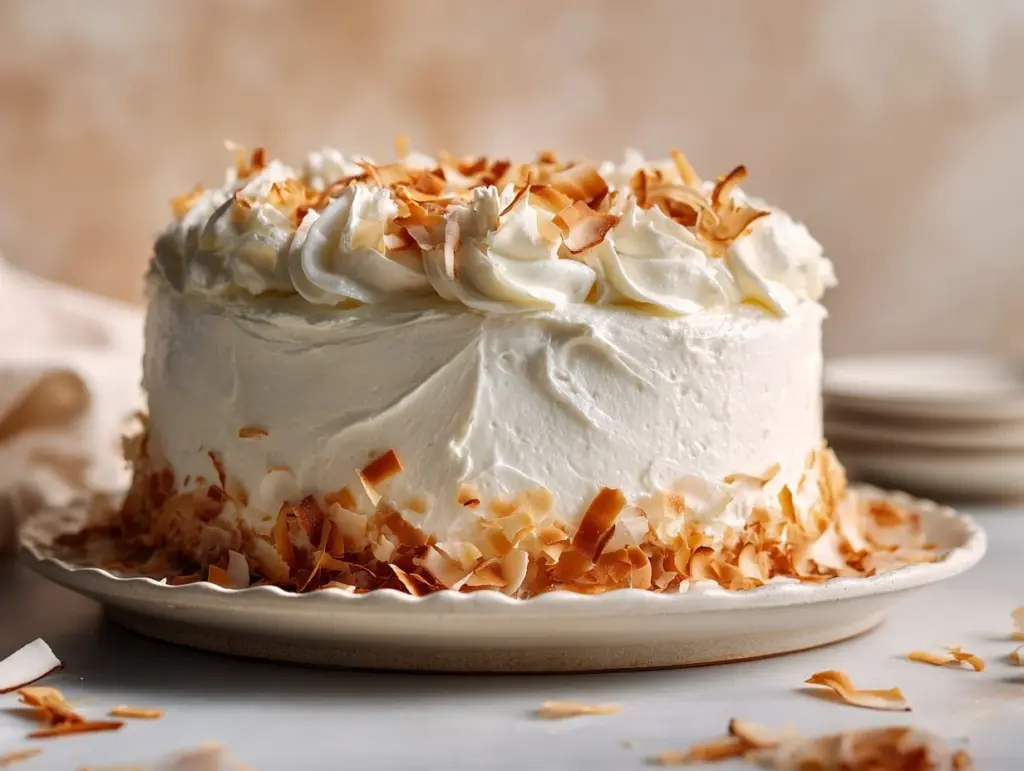coconut cake recipe - featured image