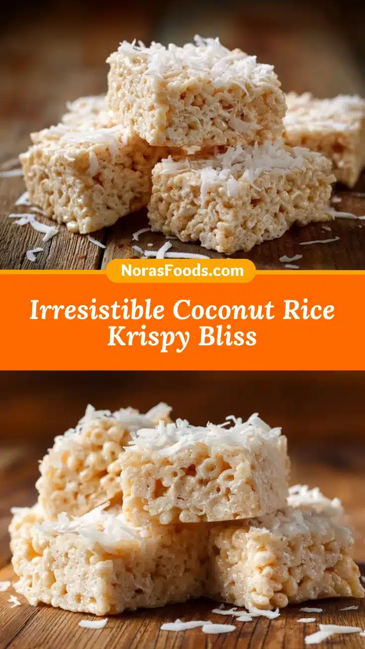 Coconut Rice Krispy Treats recipe