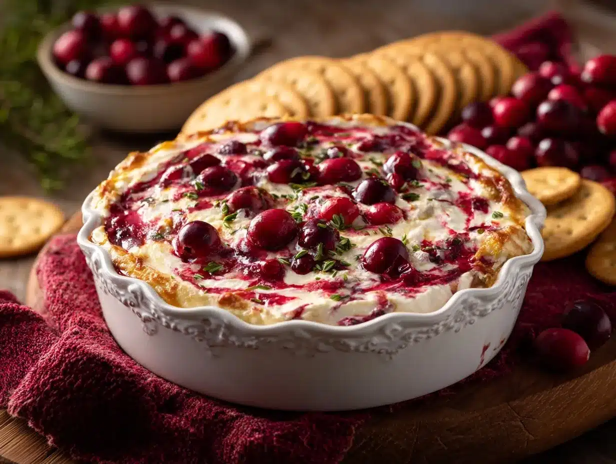 Cranberry Cream Cheese Dip preparation steps