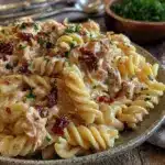 creamy tuna pasta - featured image