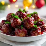 Festive Cranberry Meatballs - featured image