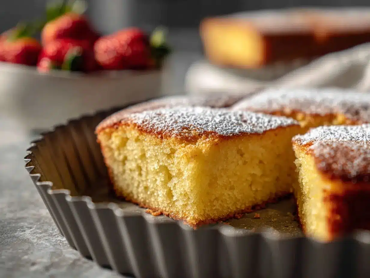 French Butter Cake preparation steps