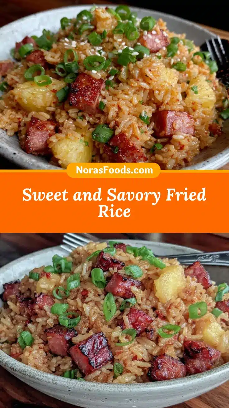 fried rice with ham and pineapple recipe
