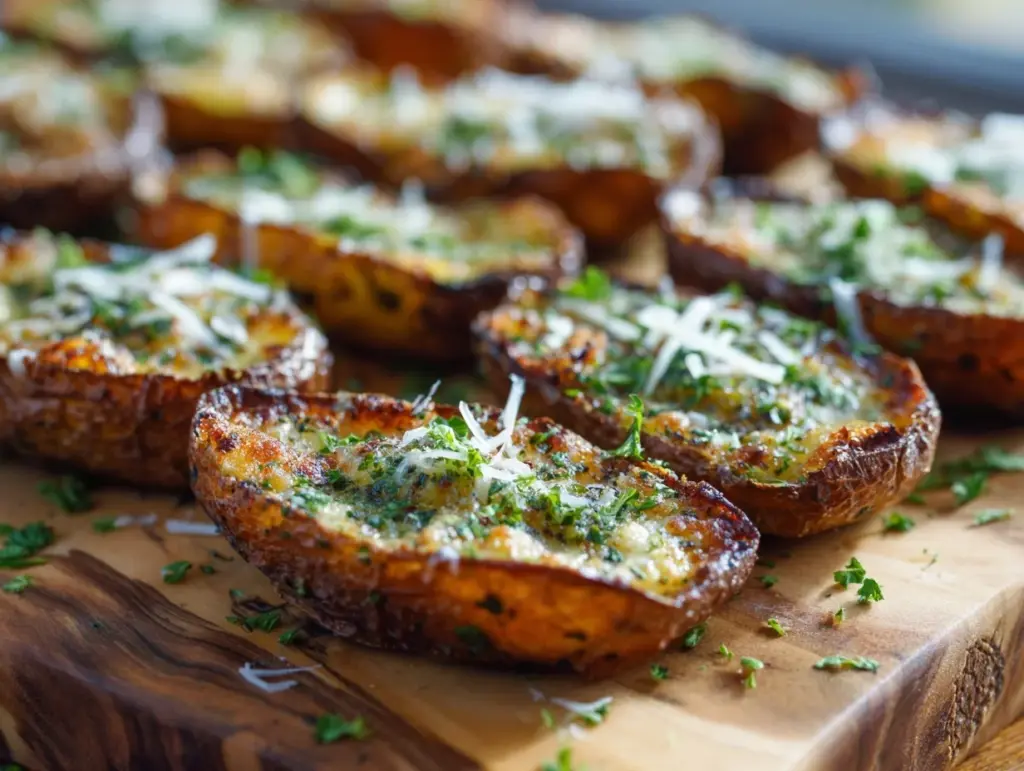 Garlic Herb Roasted Potato Skins - featured image