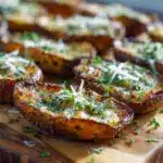 Garlic Herb Roasted Potato Skins - featured image