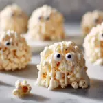 Ghost Popcorn Balls - featured image