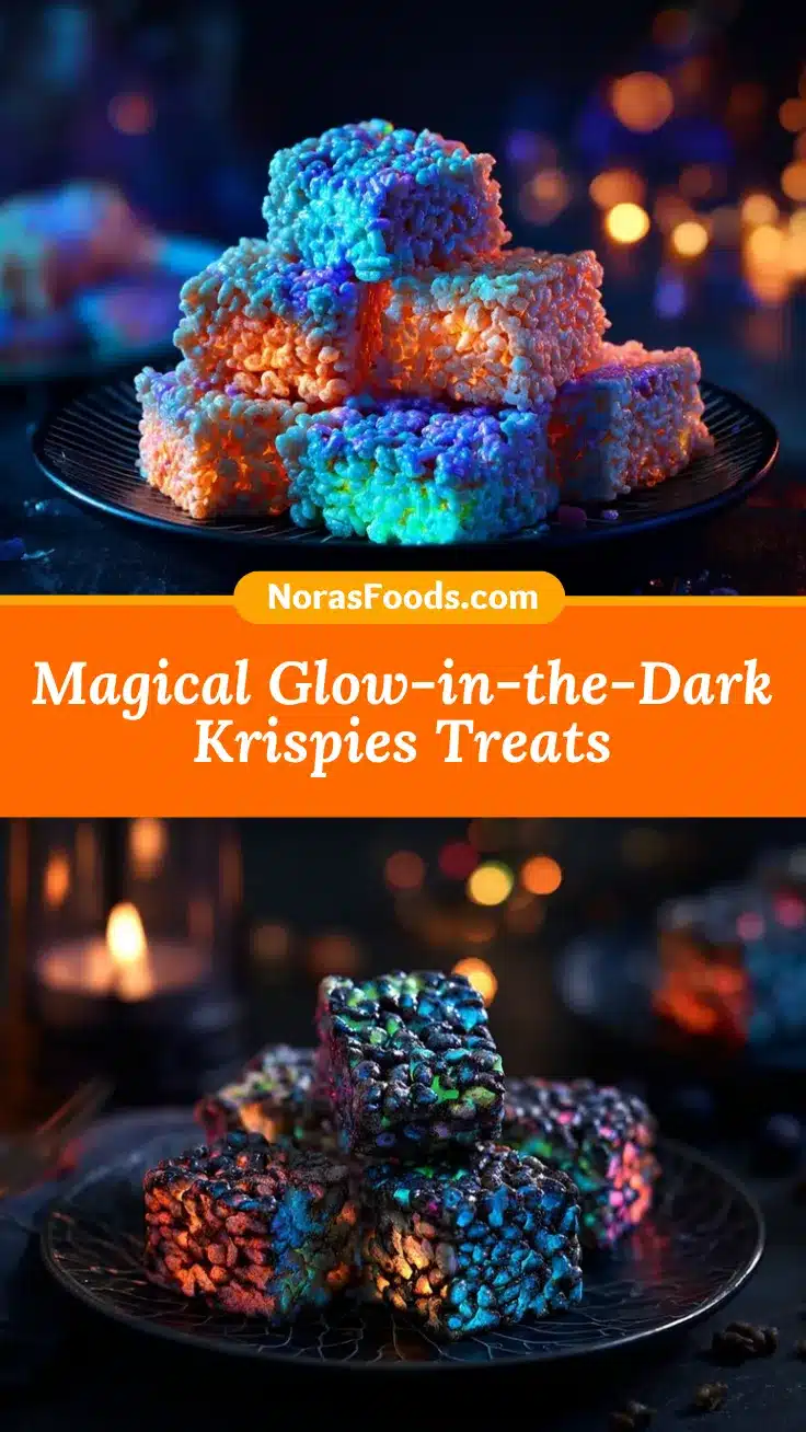 glow-in-the-dark Rice Krispies Treats recipe