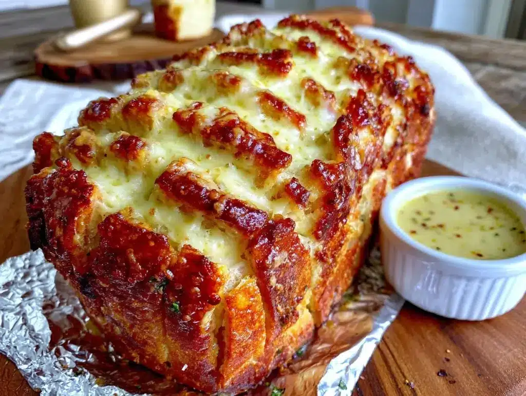 grilled ham and cheese pull-apart sandwiches - featured image