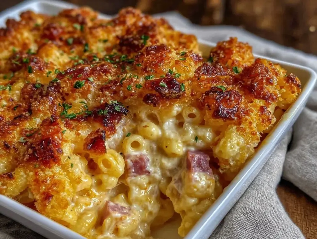 ham and cheese casserole - featured image