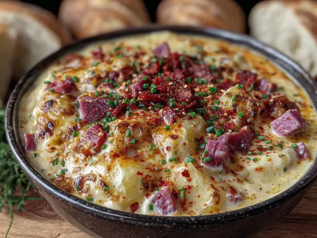 ham and cheese chowder preparation steps