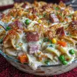 ham and noodle casserole - featured image