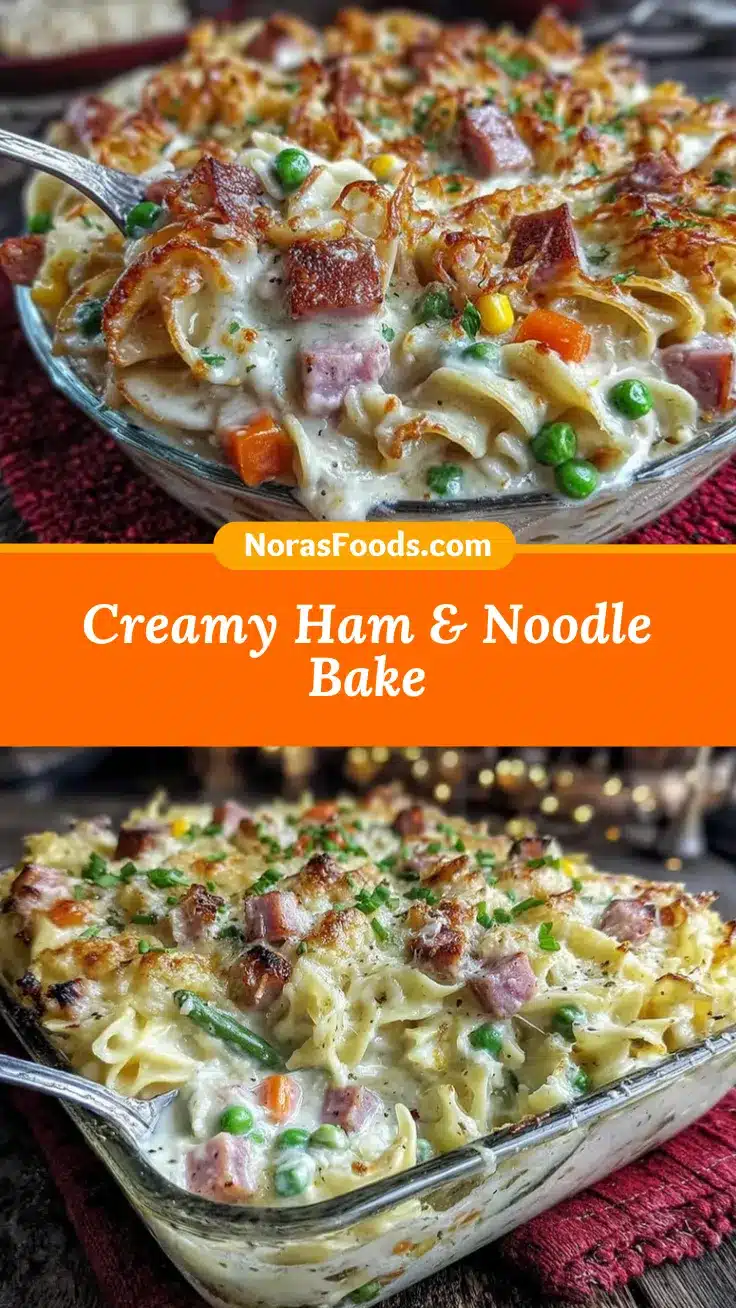 ham and noodle casserole recipe