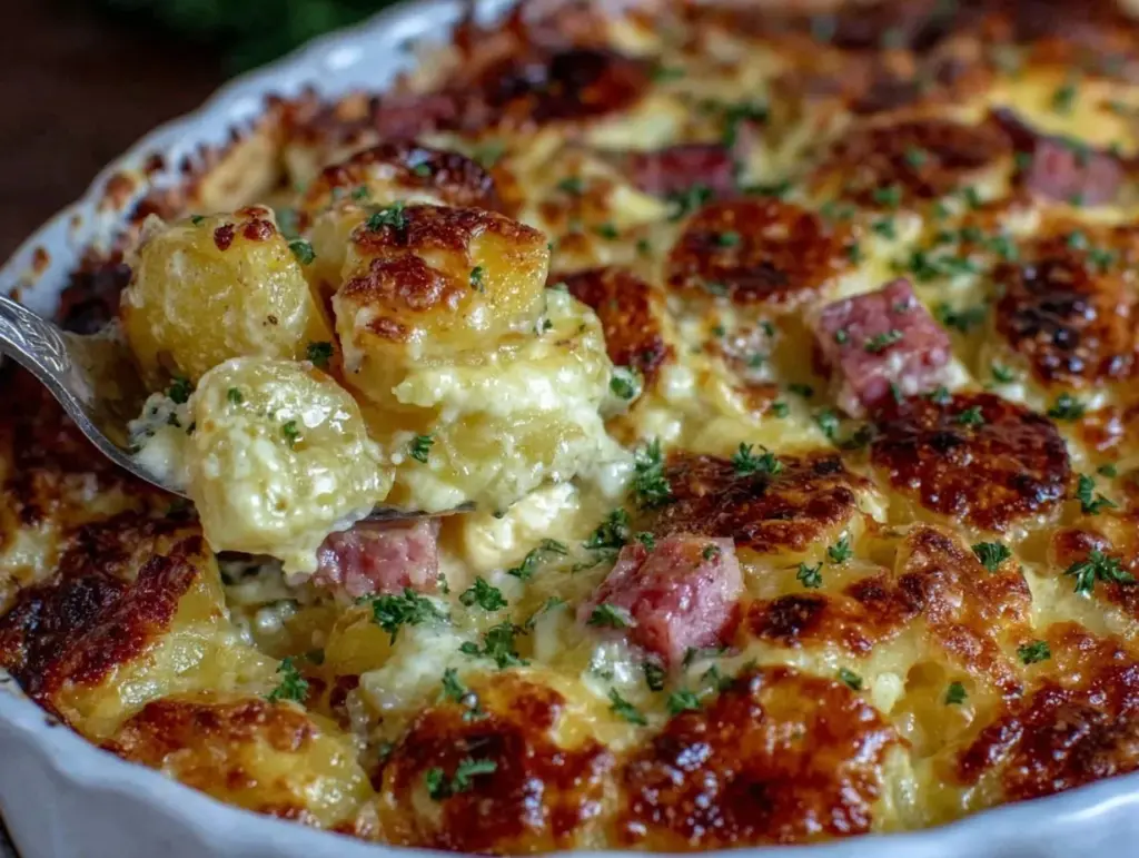 ham and potato casserole - featured image