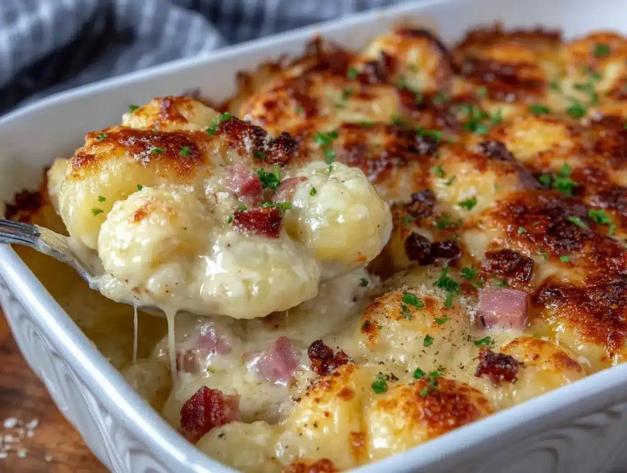 ham and potato casserole preparation steps