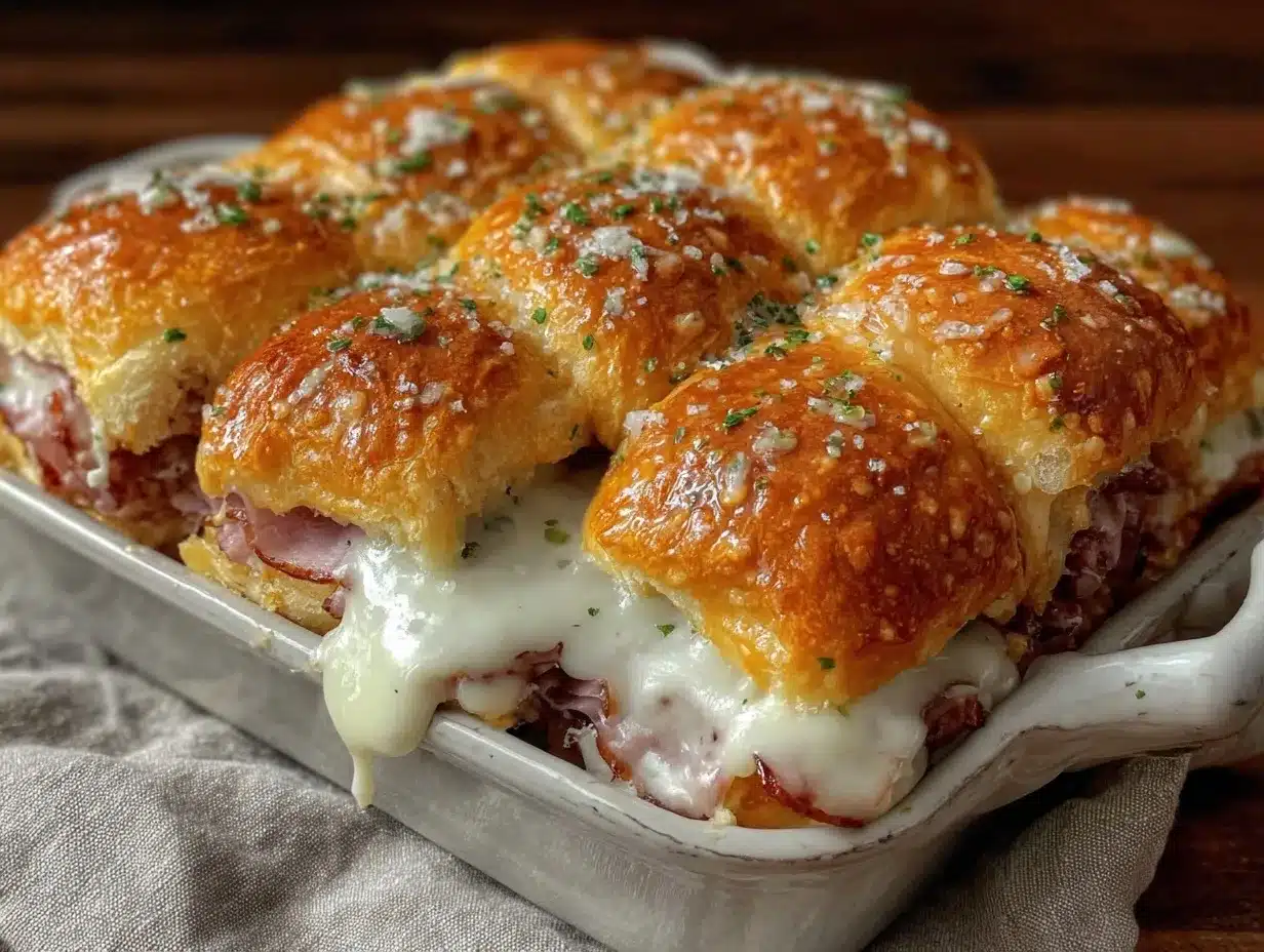 ham sliders preparation steps