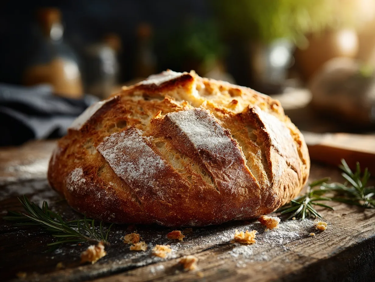 homemade bread recipe preparation steps