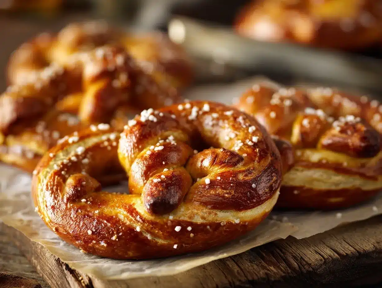 homemade soft pretzels preparation steps