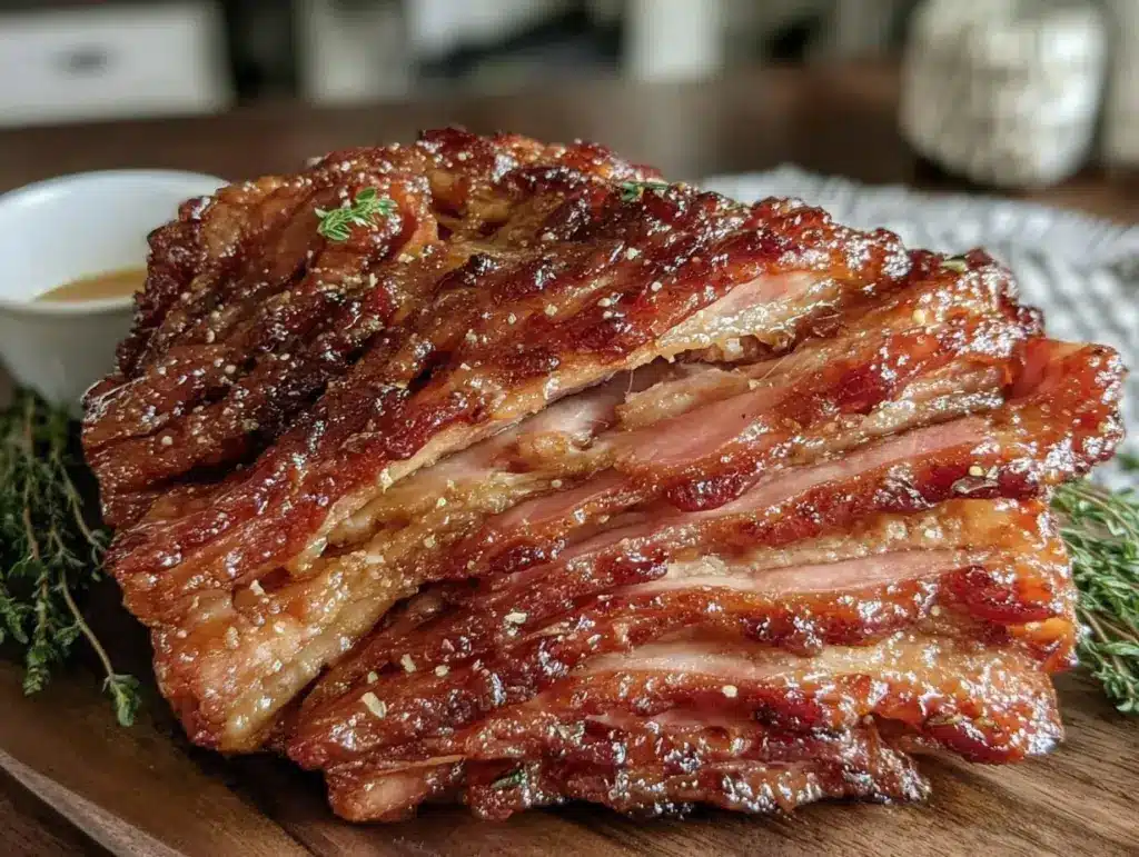 honey glazed ham - featured image