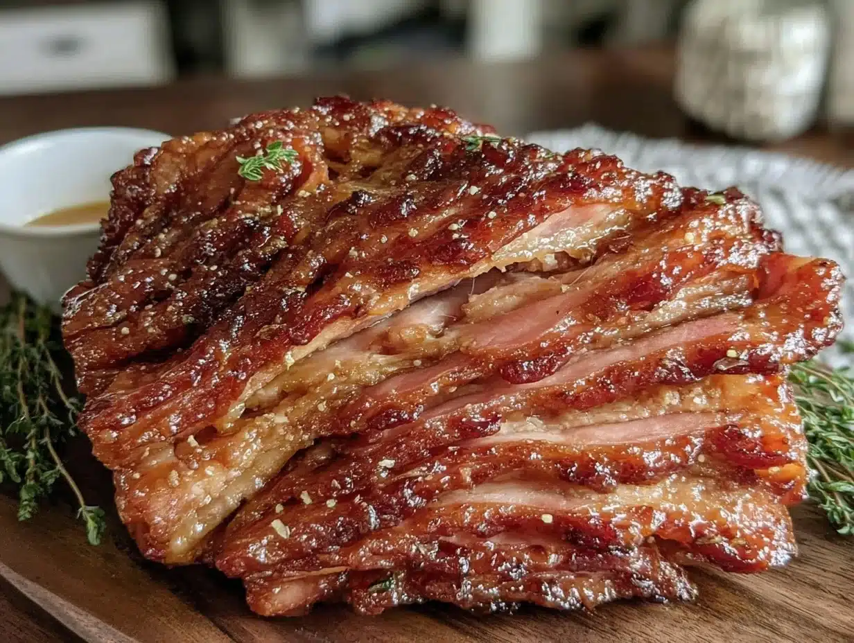 honey glazed ham - featured image