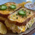 jalapeño cheddar tuna melt - featured image