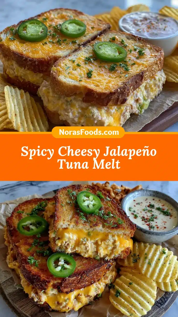 jalapeño cheddar tuna melt recipe