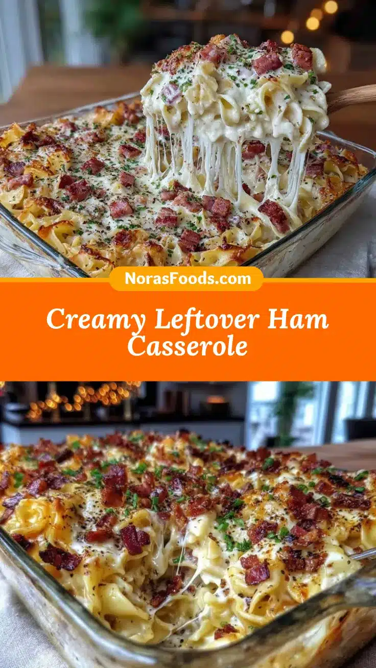 leftover ham noodle casserole recipe