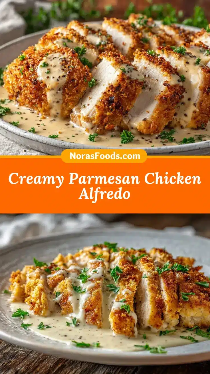 Parmesan Chicken Alfredo recipe