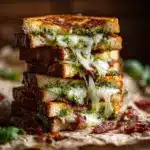 pesto grilled cheese - featured image