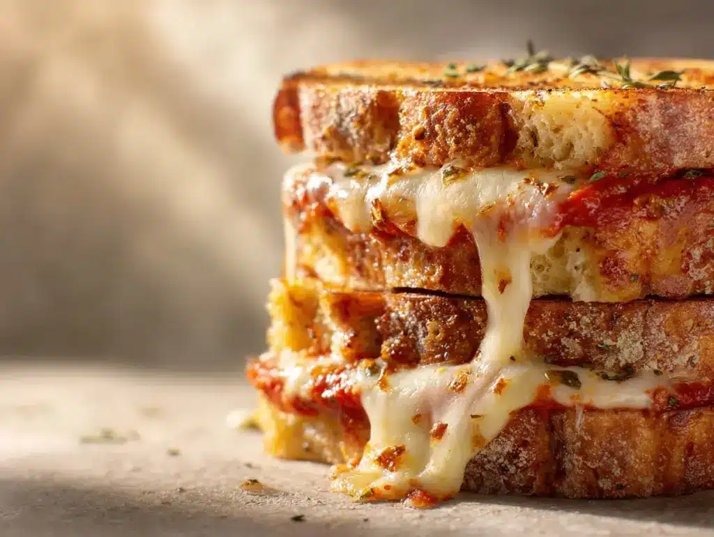 Pizza Grilled Cheese Sandwich - featured image