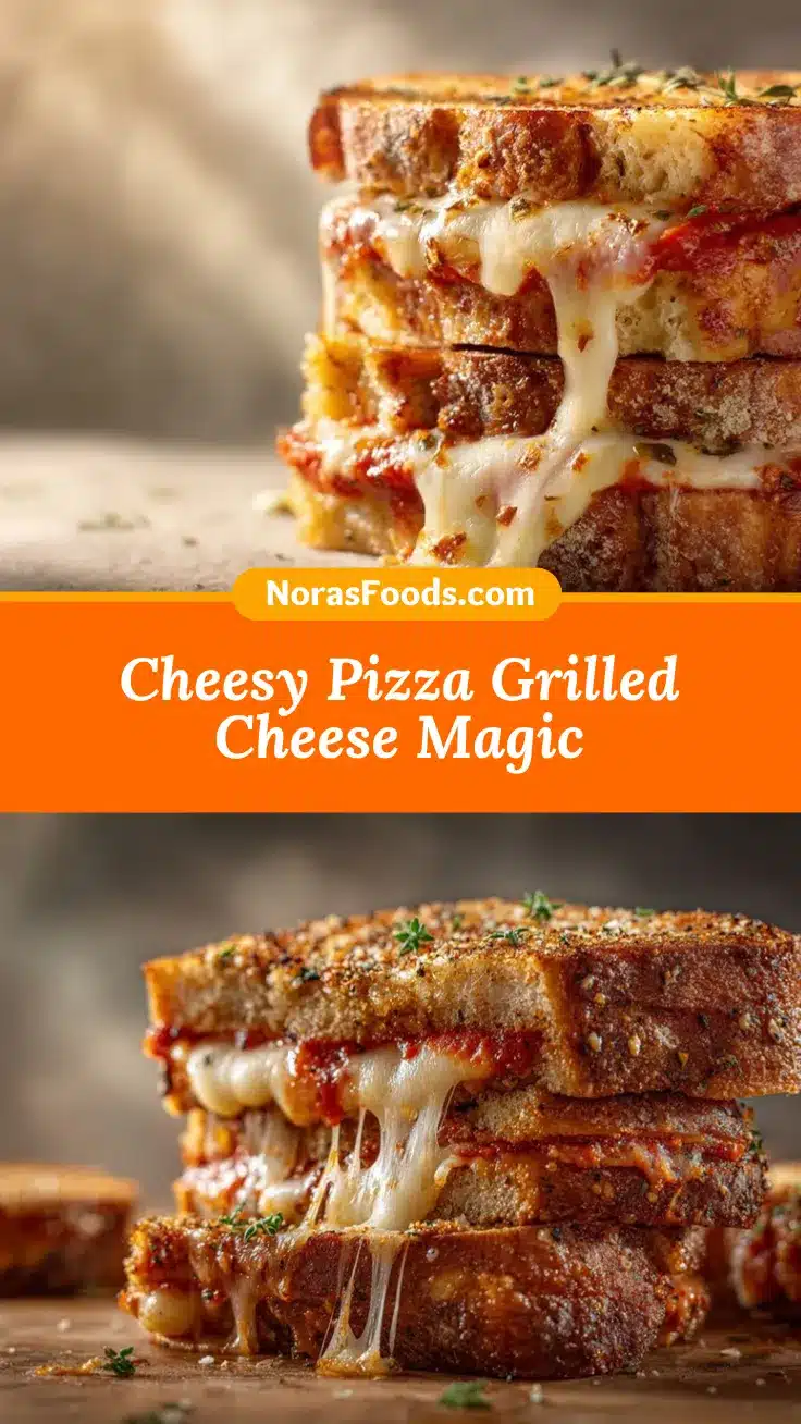 Pizza Grilled Cheese Sandwich recipe