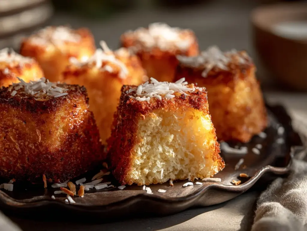 Portuguese coconut cakes - featured image