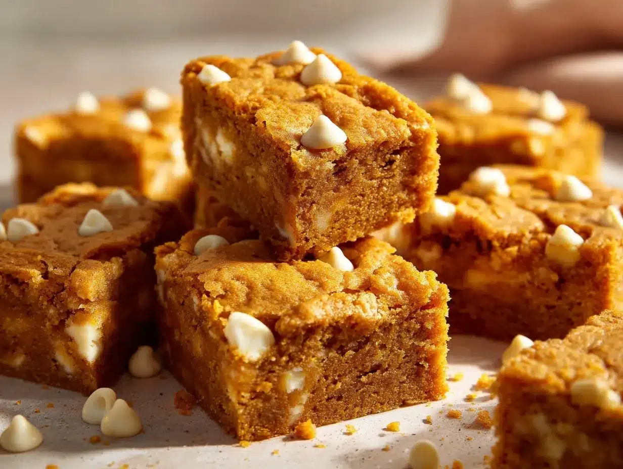 pumpkin blondies preparation steps