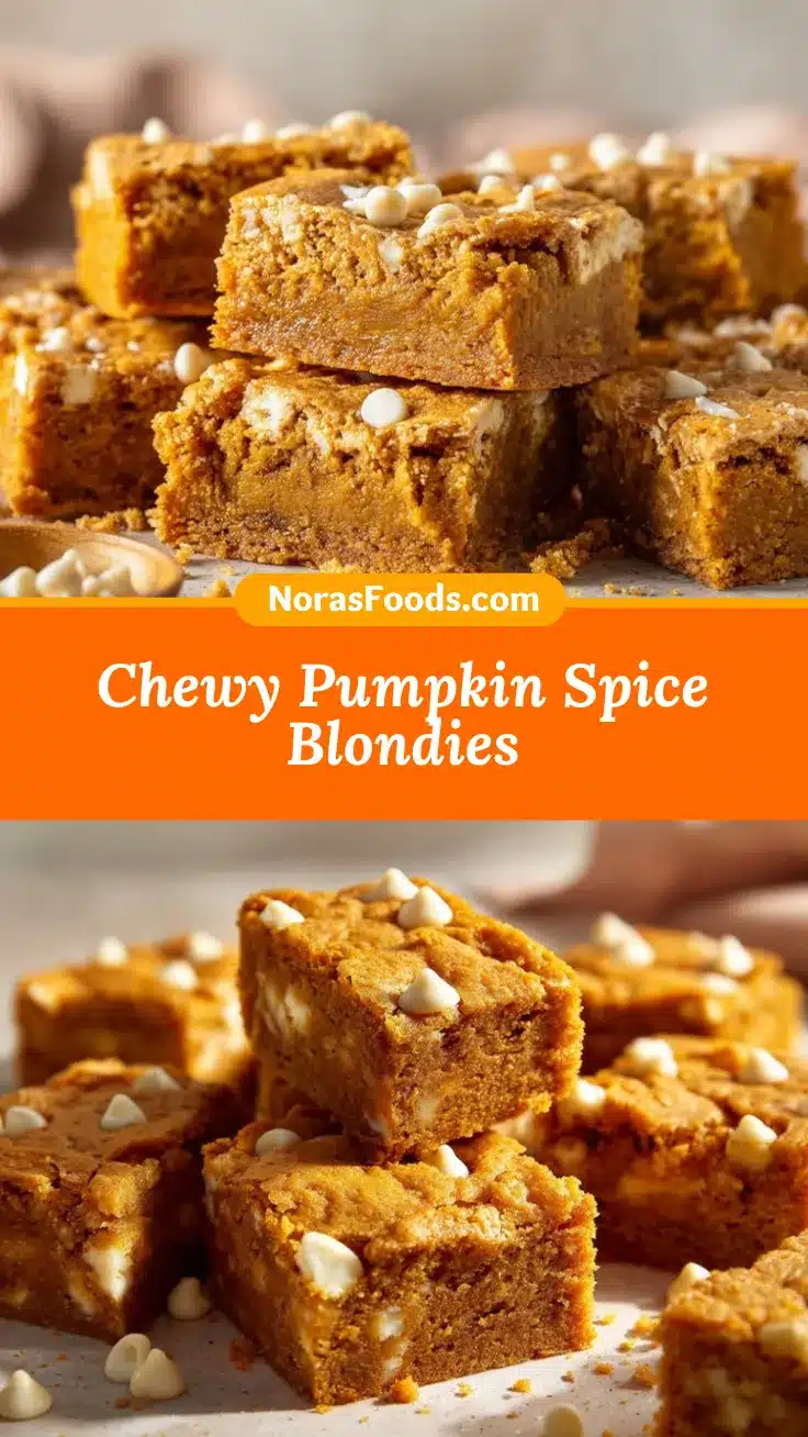 pumpkin blondies recipe
