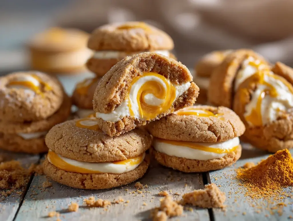 Pumpkin Butter Cheesecake Cookies - featured image