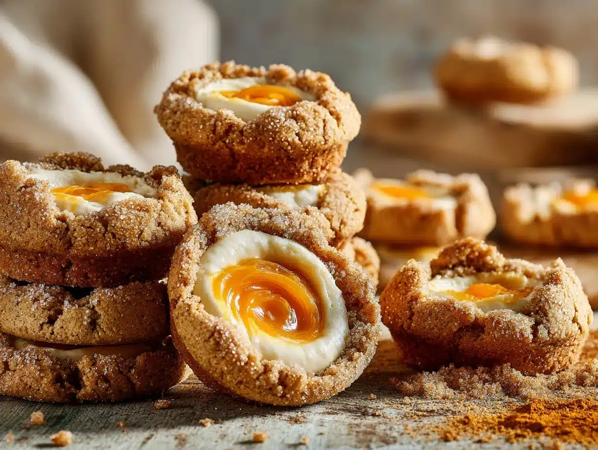 Pumpkin Butter Cheesecake Cookies preparation steps