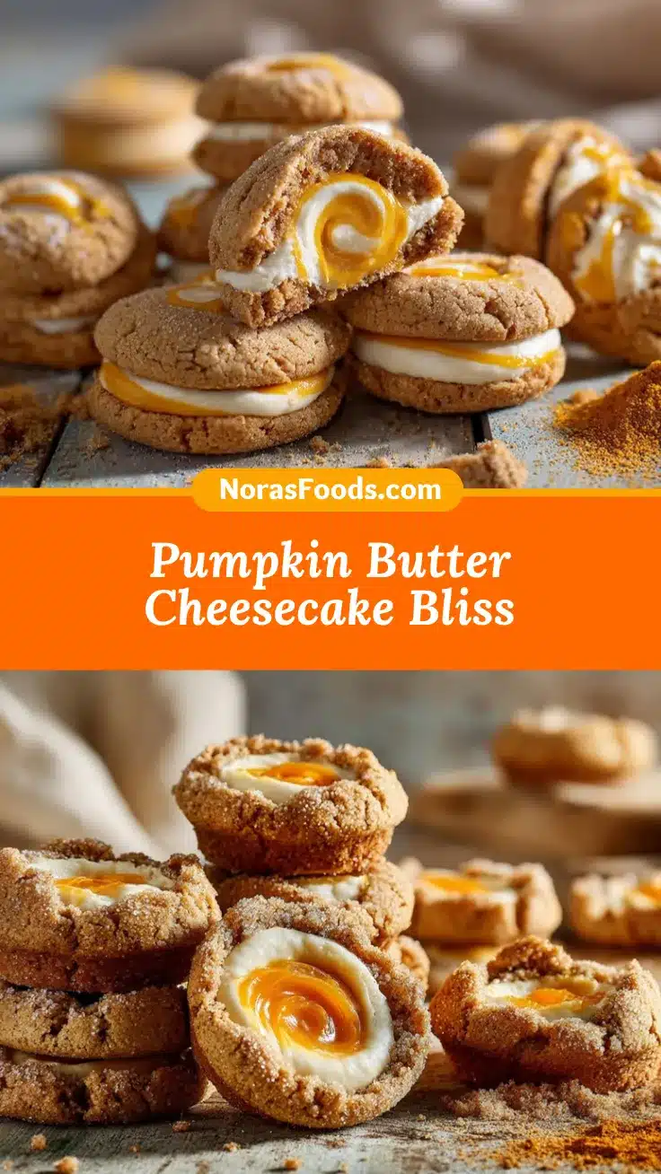Pumpkin Butter Cheesecake Cookies recipe
