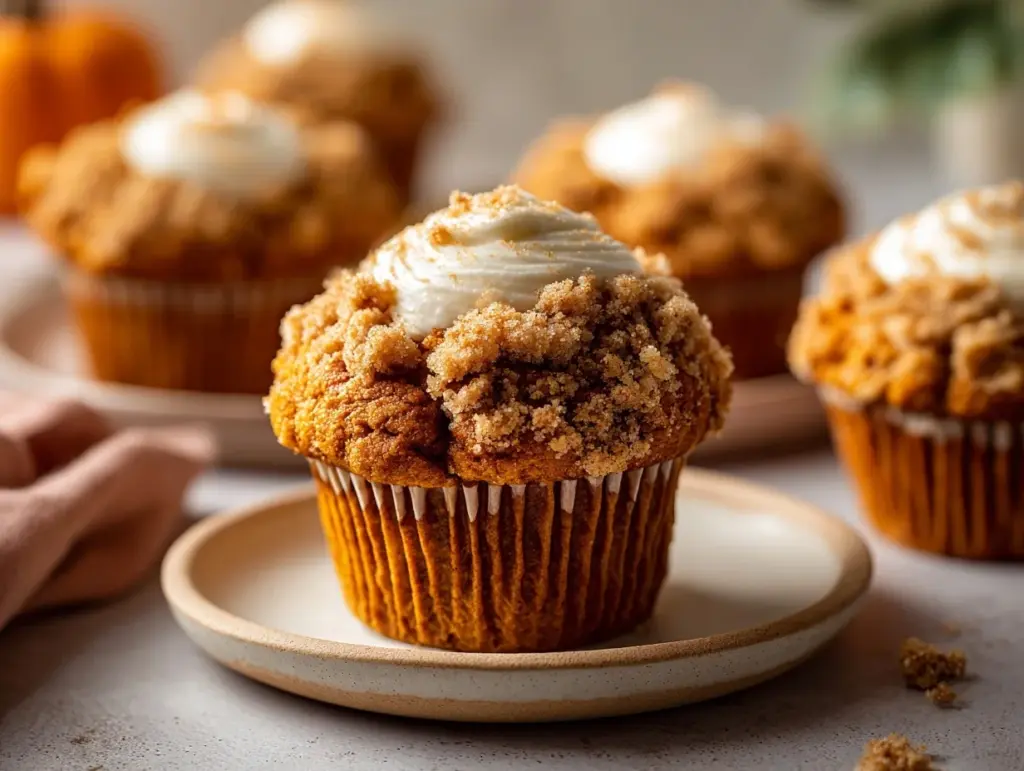 Pumpkin Cheesecake Muffins - featured image