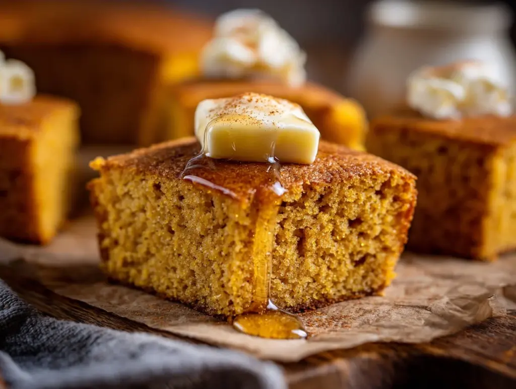 pumpkin cornbread - featured image